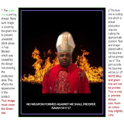 ARCHBISHOP  BLANKET image 0