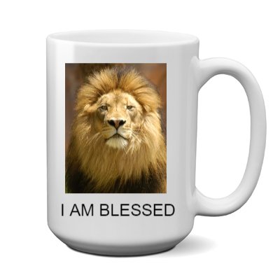 LION / BISHOP BLESSINGS MUG image 0