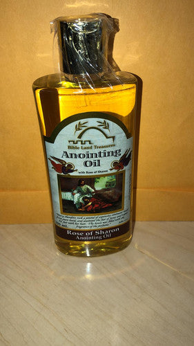 LARGE ROSE OF SHARON ANOINTING BLESSED OIL | MIDDAY MEDITATION